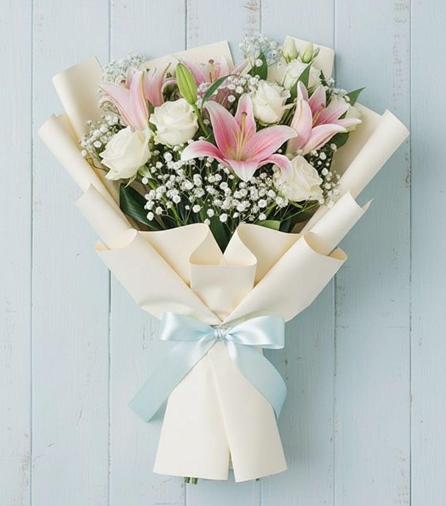 Букет Лилии в Нижневартовске Букет цветов из: Лилии в Нижневартовске