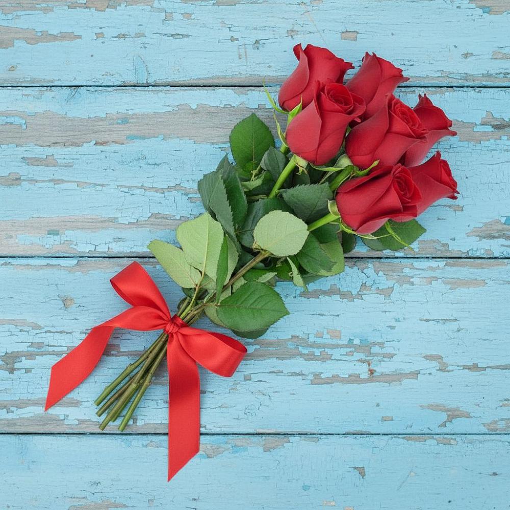 Букет красные розы в Нижневартовске Букет Красные розы в Нижневартовске