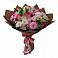 Букет Розовое очарование в Нижневартовске Букет цветов из: Хризантемы, Альстромерии и Розы в Нижневартовске
