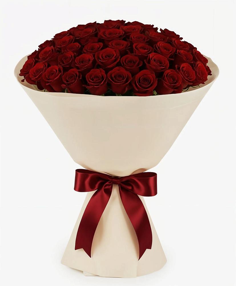 101 Бордовая роза Блэк Бакарра в Нижневартовске Букет 101 Бордовая роза Блэк Бакарра в Нижневартовске